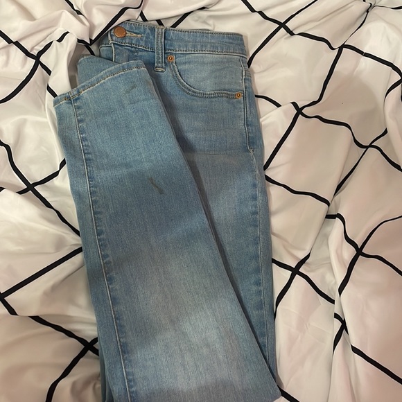 straight leg blue jeans - Picture 3 of 5